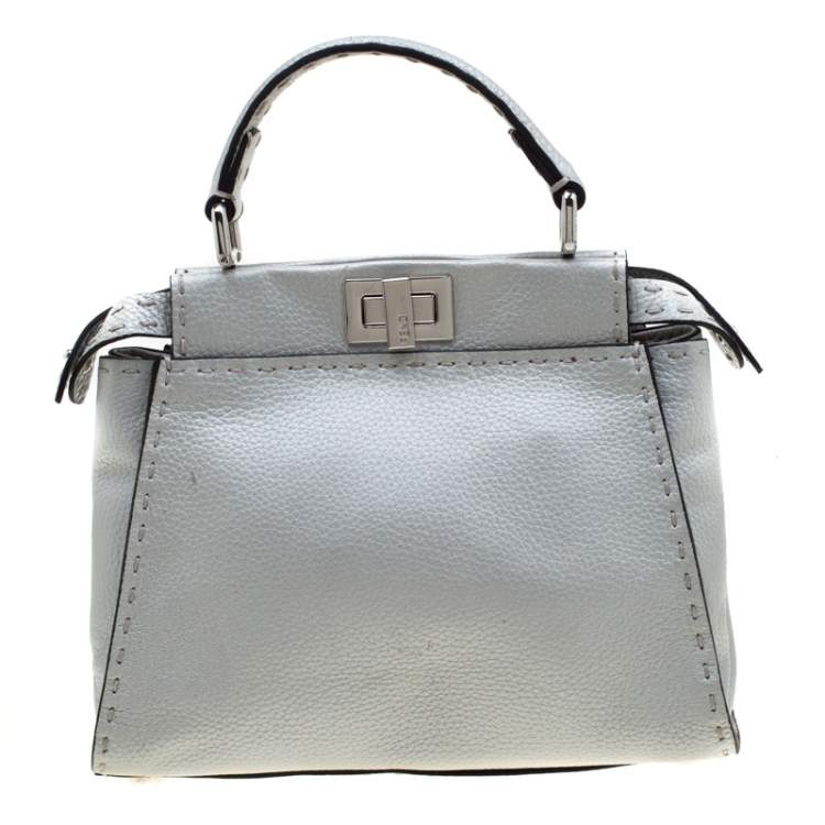 fendi peekaboo silver