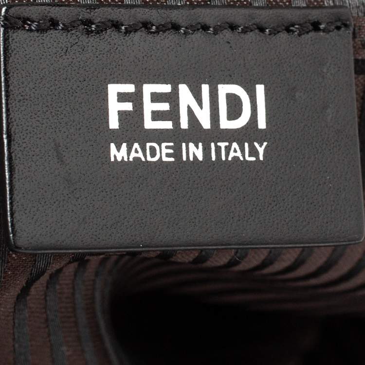 Pre Owned Fendi Tri Color Calfhair and Leather Large 2Jours Tote