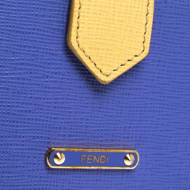Pre Owned Fendi Multicolor Leather Elite Accordion Card Case