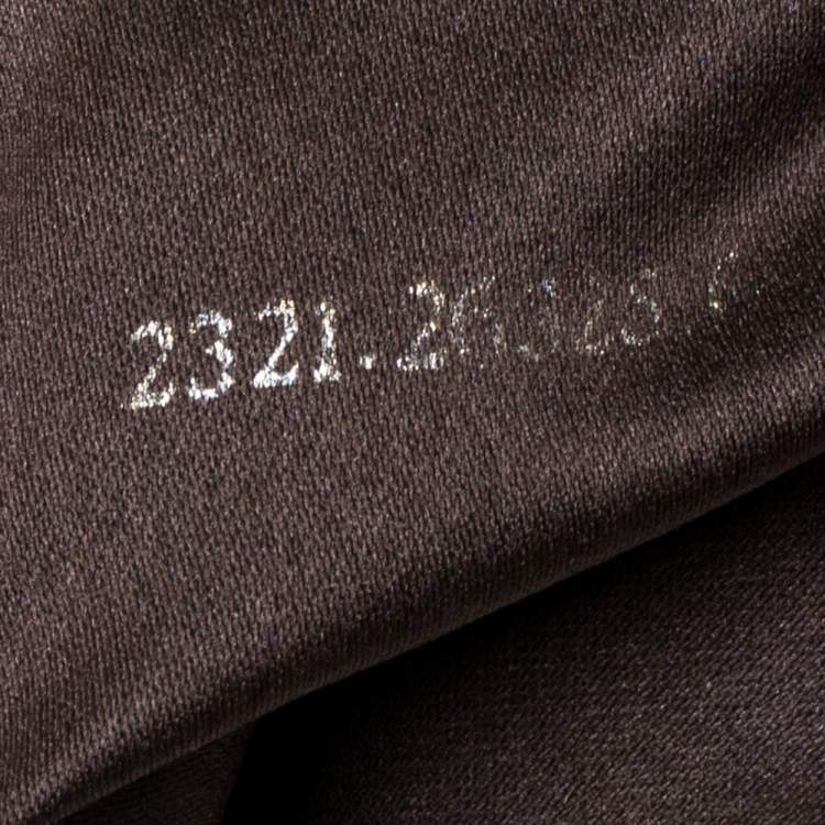 Pre Owned Fendi Beige/Brown Wool Mama Forever Shoulder Bag