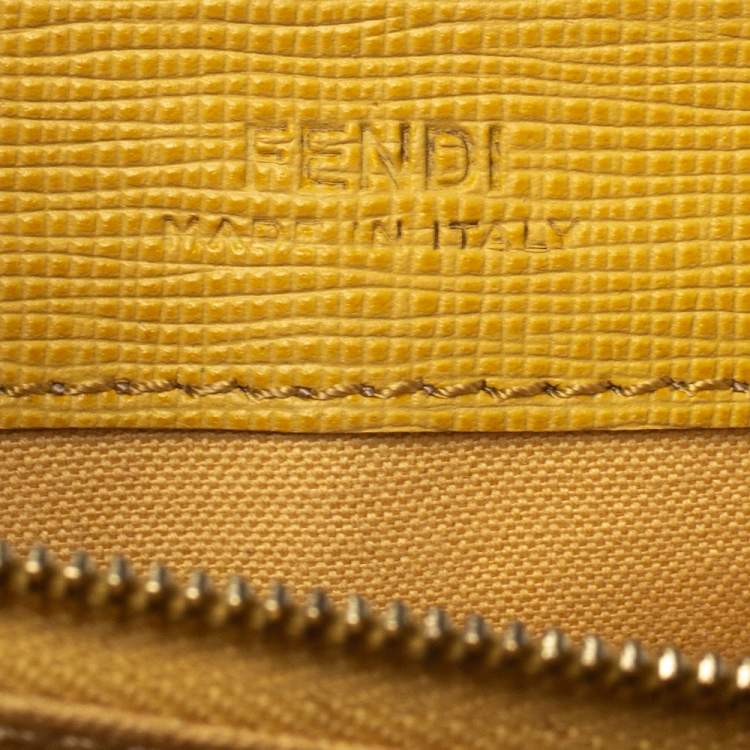 Pre Owned Fendi Multicolor Zucca Coated Canvas Wallet