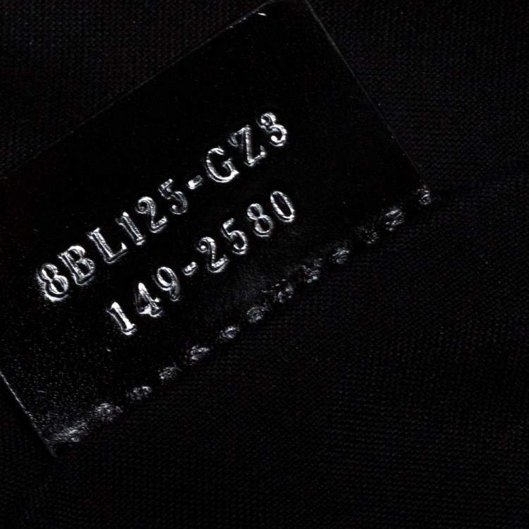 Pre Owned Fendi Black Leather Medium By The Way Boston Bag