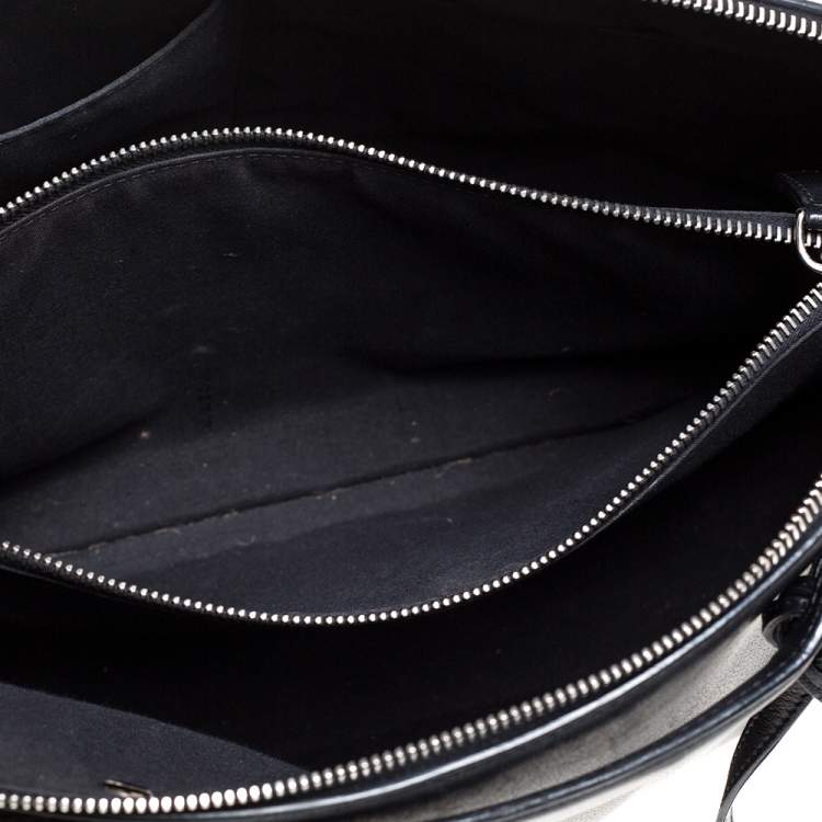 Pre Owned Fendi Black Leather Medium By The Way Boston Bag