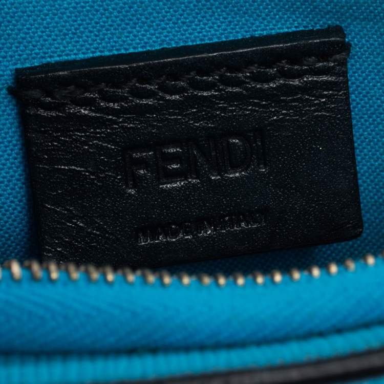 مملوكة مسبقًا Fendi Multicolor Ellite Birds Print Leather Flap Compact Wallet