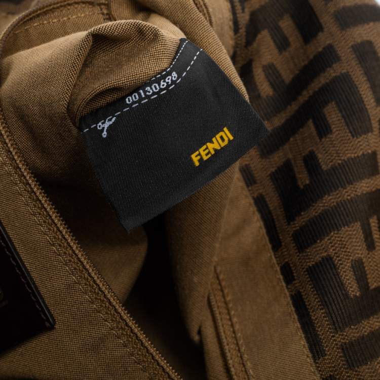 مملوكة مسبقًا Fendi Tobacco Zucca Canvas and Leather Big Mama Forever Shoulder Bag