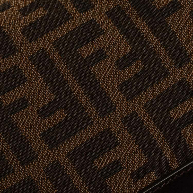 مملوكة مسبقًا Fendi Tobacco Zucca Canvas and Leather Big Mama Forever Shoulder Bag