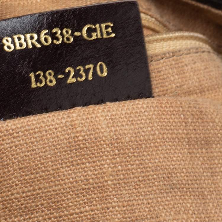 Pre Owned Fendi Tobacco Zucca Canvas and Leather Big Mama Forever Shoulder Bag