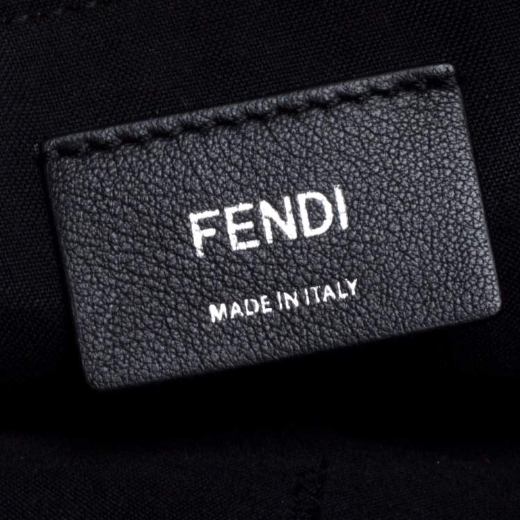 مملوكة مسبقًا Fendi Black Leather and Python Small By The Way Satchel 