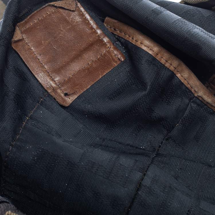 Pre Owned Fendi Tobacco Zucca Canvas and Leather Travel Backpack