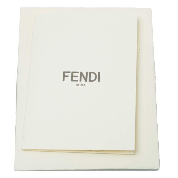 Pre Owned Fendi Blue Leather Peekaboo X-Lite Top Handle Bag