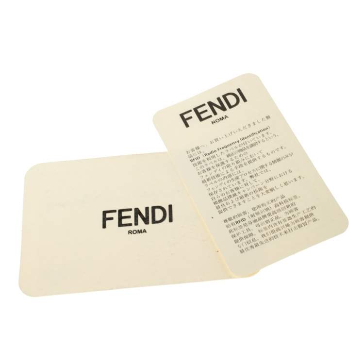 Pre Owned Fendi Black Leather Kan I Belt Bag