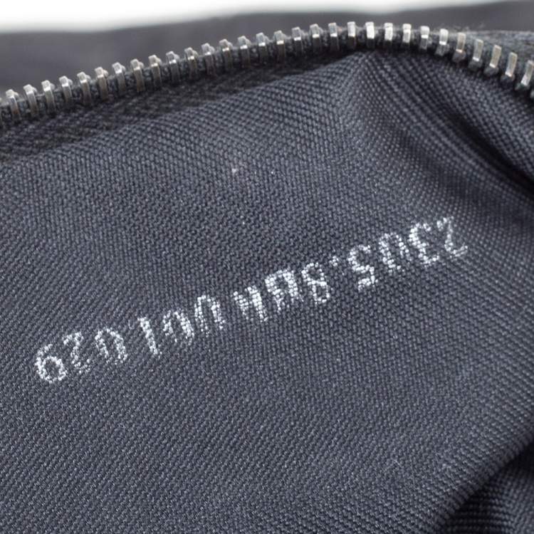 Pre Owned Fendi Black Zucchino Canvas Mama Forever Shoulder Bag