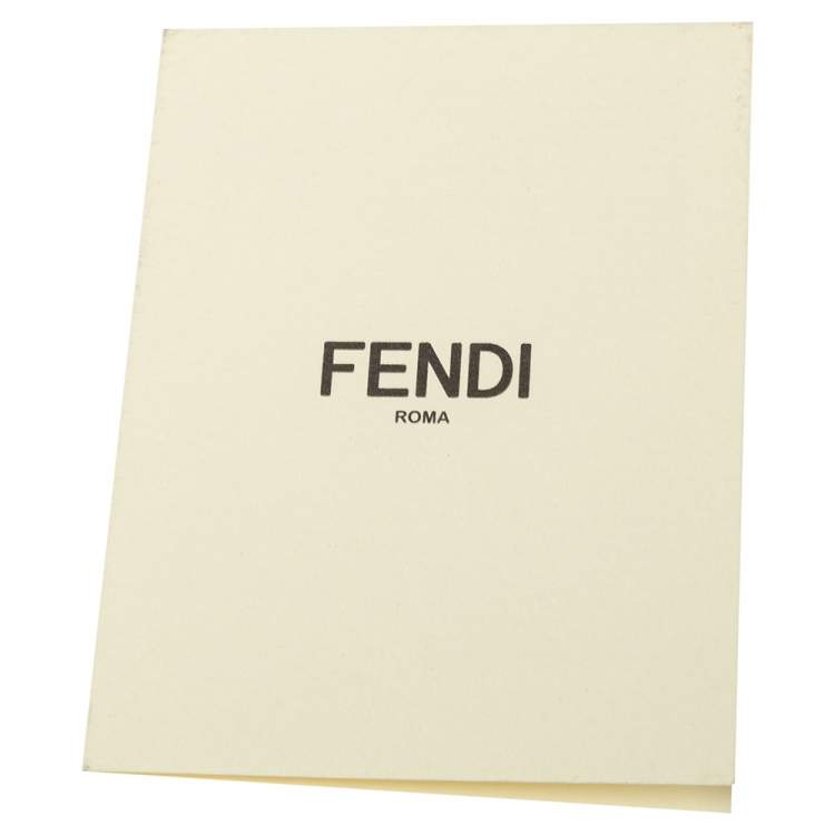 Pre Owned Fendi Brown/Red Leopard Print Canvas and Leather Continental Wallet 
