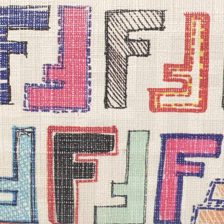 Pre Owned Fendi White Multicolor FF Logo Coated Canvas Long Flap Wallet