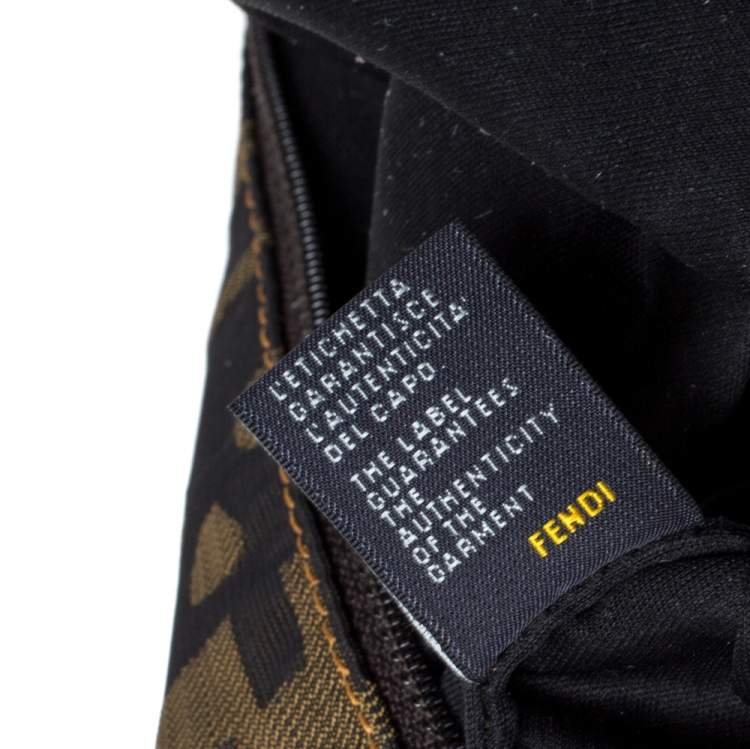 مملوكة مسبقًا Fendi Tobacco Zucca Canvas Pouch