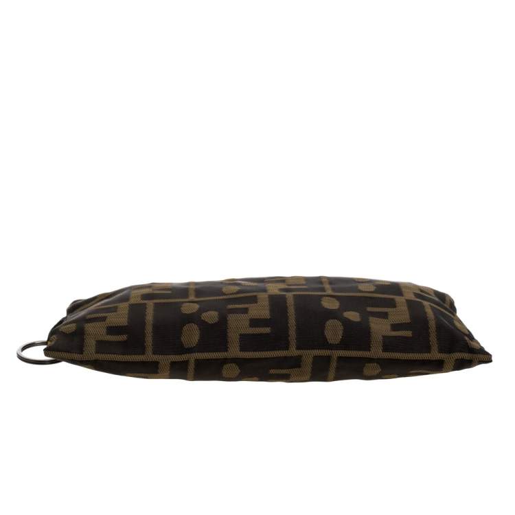 مملوكة مسبقًا Fendi Tobacco Zucca Canvas Pouch