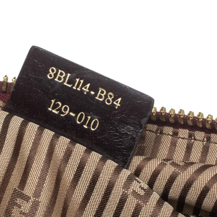 Pre Owned Fendi Multicolor Snakeskin Chameleon Satchel 