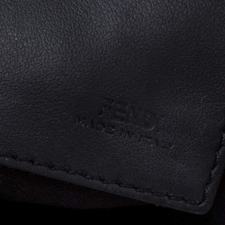 Pre Owned Fendi Coated Canvas FFreedom Pouch Bag