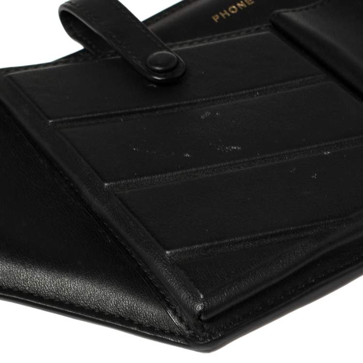 Pre Owned Fendi Black Leather Belt Bag