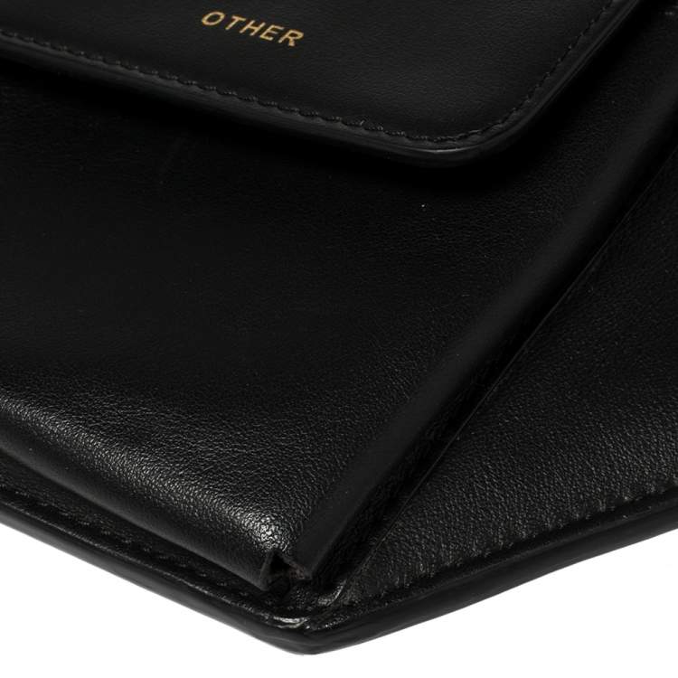Pre Owned Fendi Black Leather Belt Bag