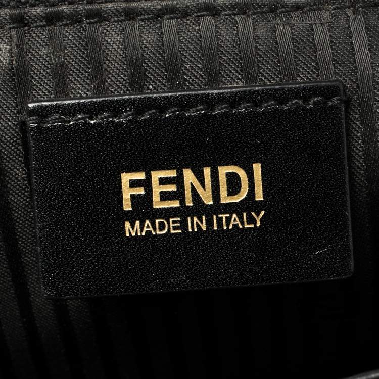 Pre Owned Fendi Black Leather Mama Forever Shoulder Bag