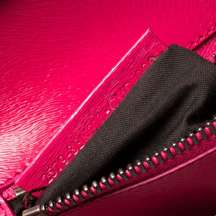 Pre Owned Fendi Grey/Pink Jersey and Leather Large Limited Edition Peekaboo Top Handle Bag