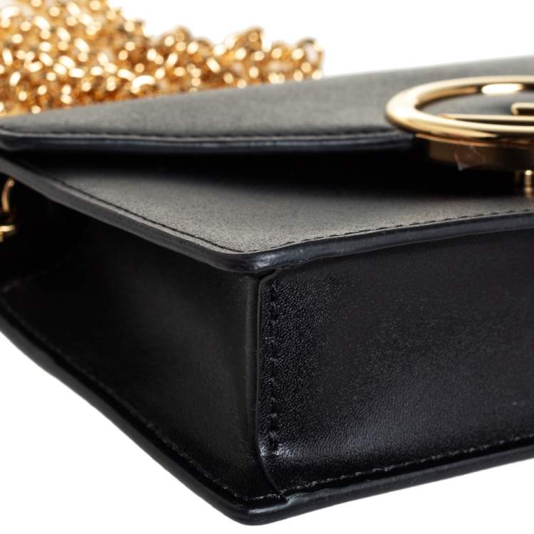 Pre Owned Fendi Black Leather Kan I Belt Bag