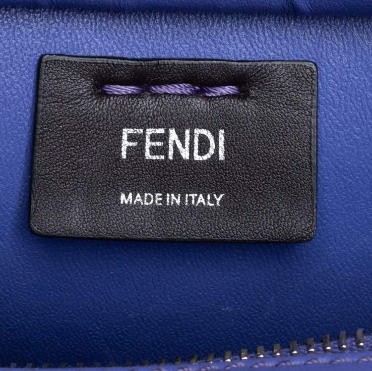 Pre Owned Fendi Lavender Leather Mini 3Jours Tote
