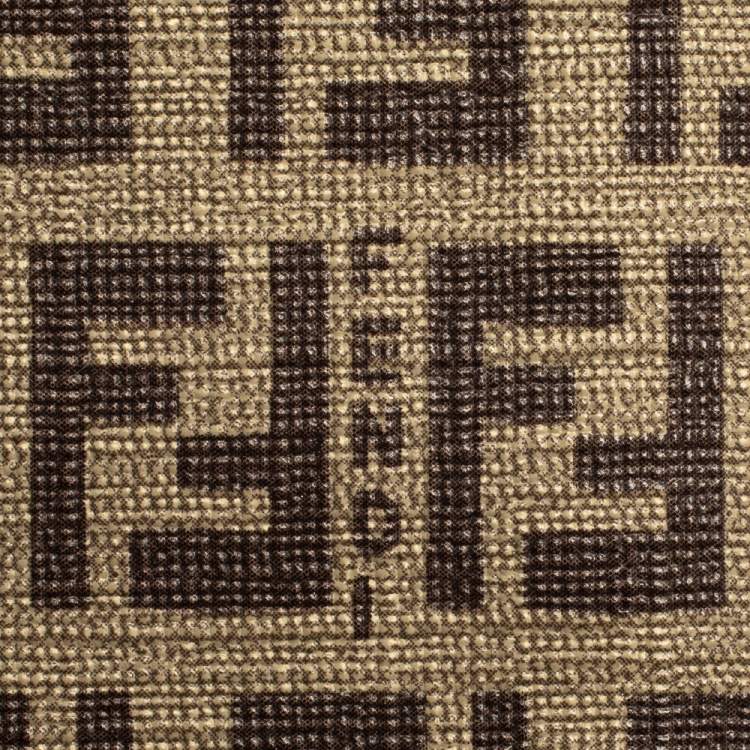 Pre Owned Fendi Tobacco Zucchino Coated Canvas Spalmati Continental Wallet