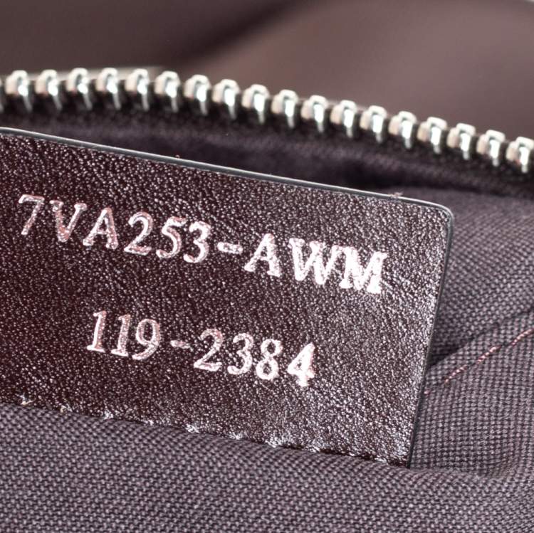 Pre Owned Fendi Tobacco Zucca Canvas Slim Waist Belt Bag