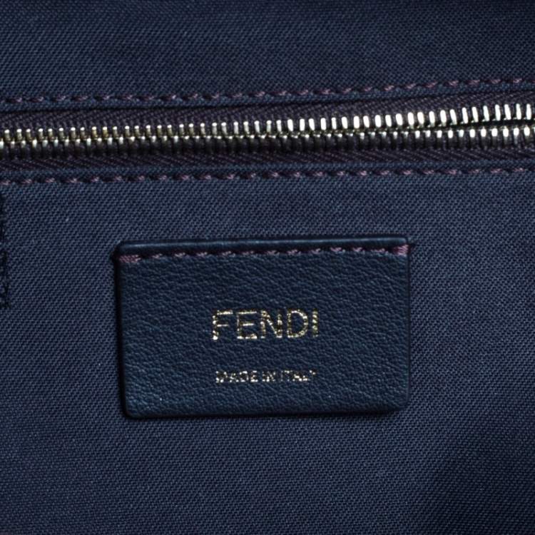 Pre Owned Fendi Brown Zucca Coated Canvas Spalmati Mania Belt Bag