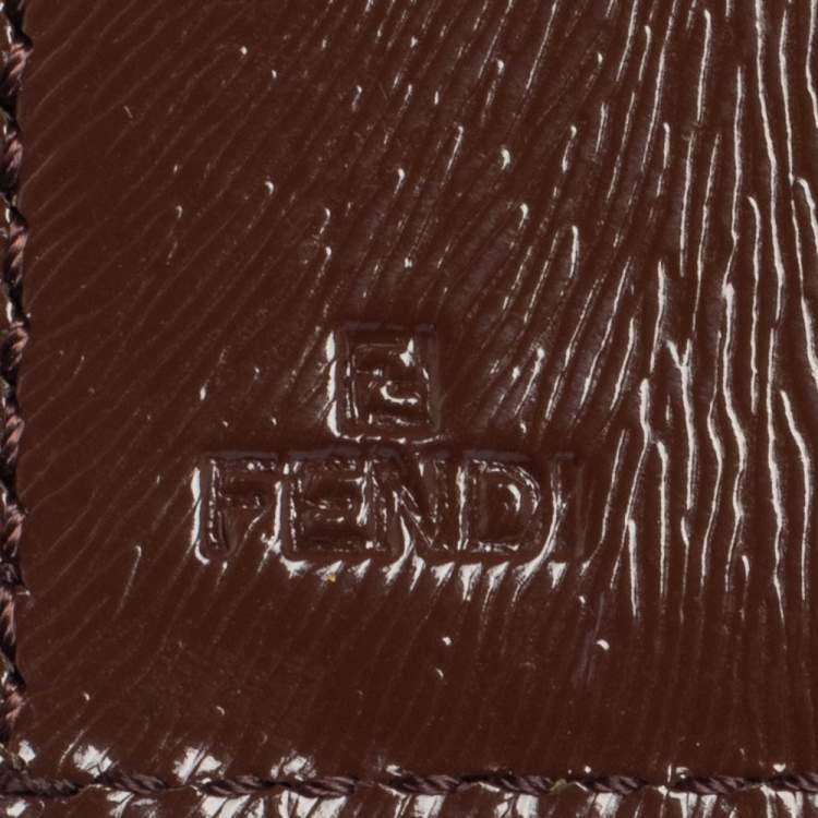 Pre Owned Fendi Multicolor Coated Canvas Trifold Wallet