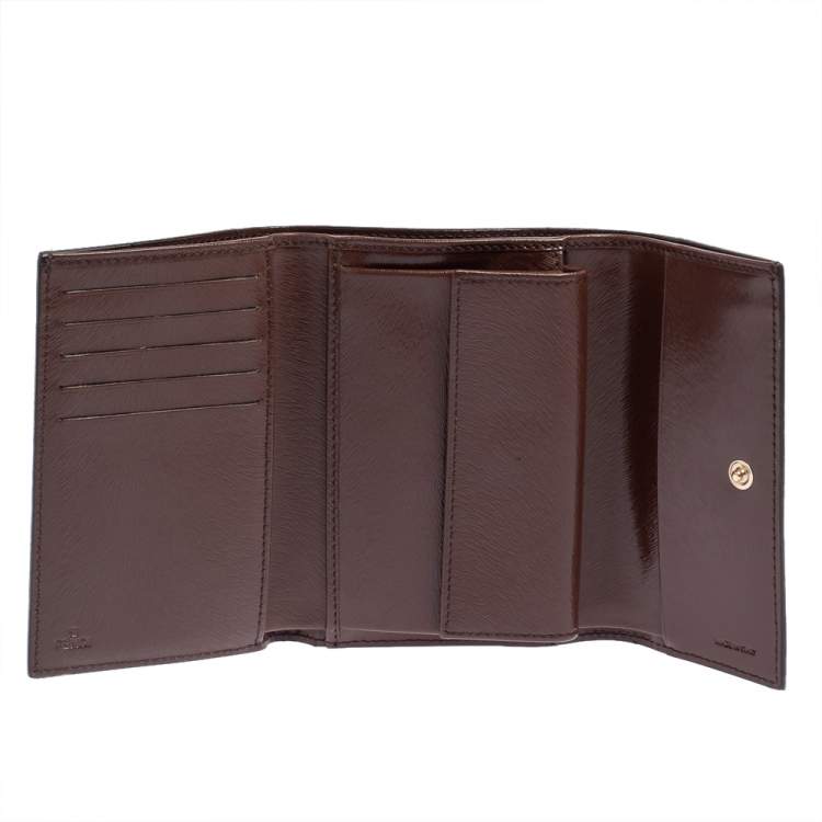 Pre Owned Fendi Multicolor Coated Canvas Trifold Wallet