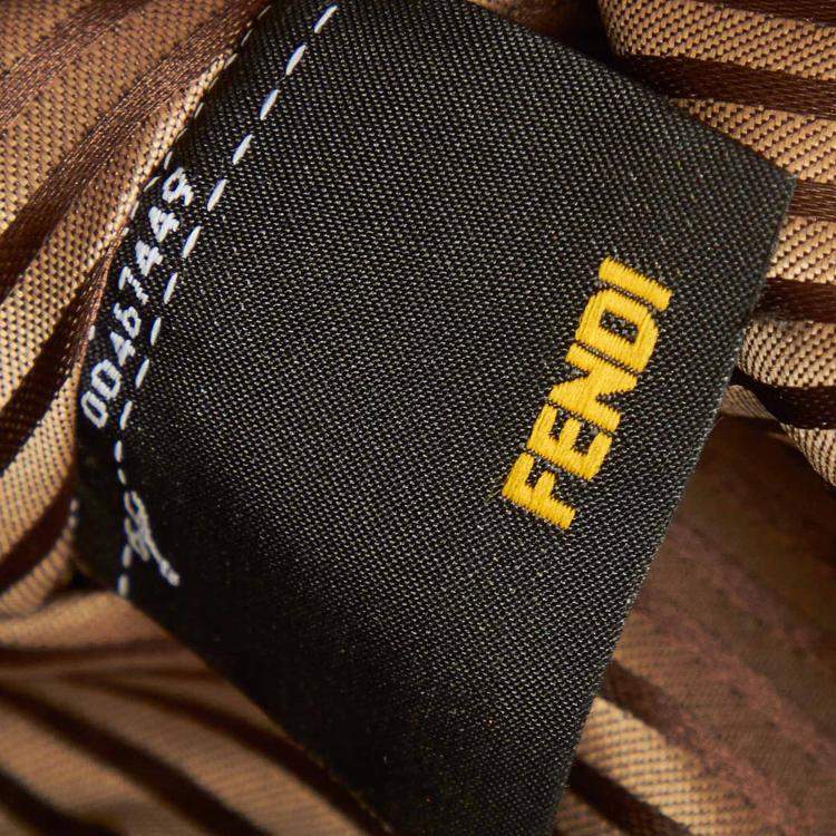 Pre Owned Fendi Multicolor Colorblock Chameleon Leather Shoulder Bag