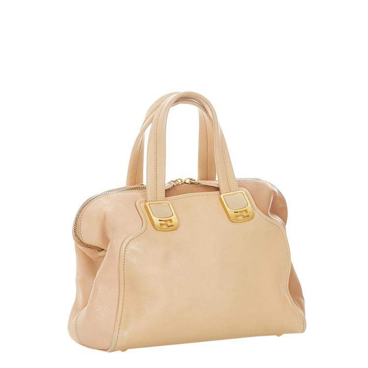 Pre Owned Fendi Multicolor Colorblock Chameleon Leather Shoulder Bag