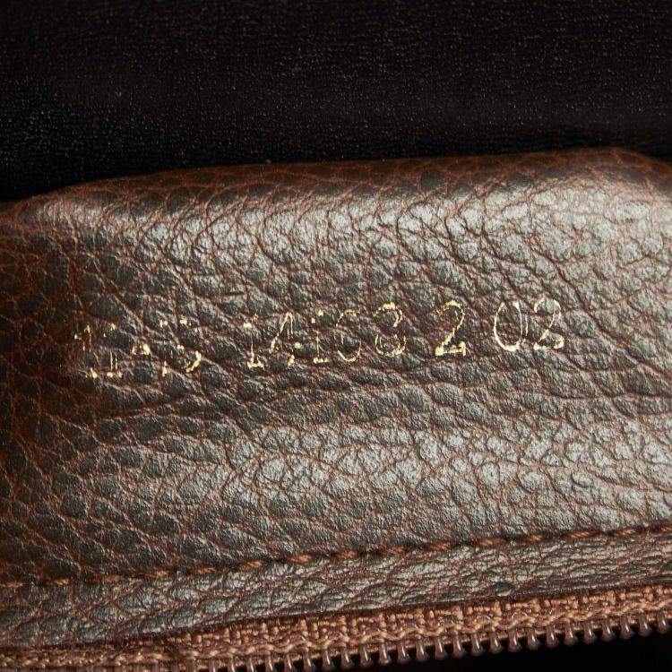 Pre Owned Fendi Brown Leather Crossbody Bag