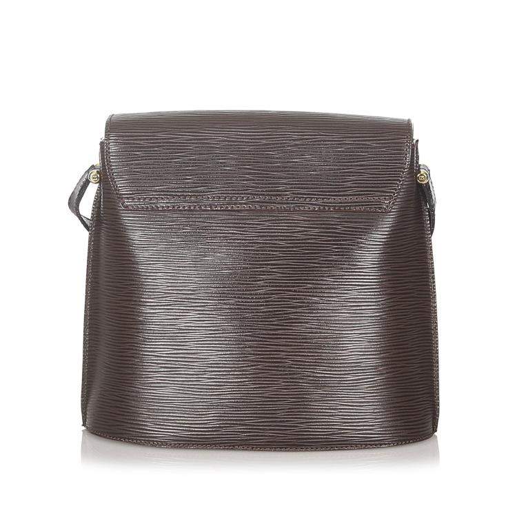 Pre Owned Fendi Brown Leather Crossbody Bag