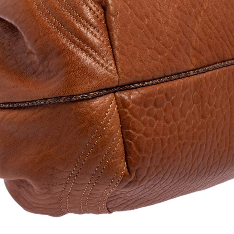 Pre Owned Fendi Tan/Brown Nappa Leather Baby Spy Bag