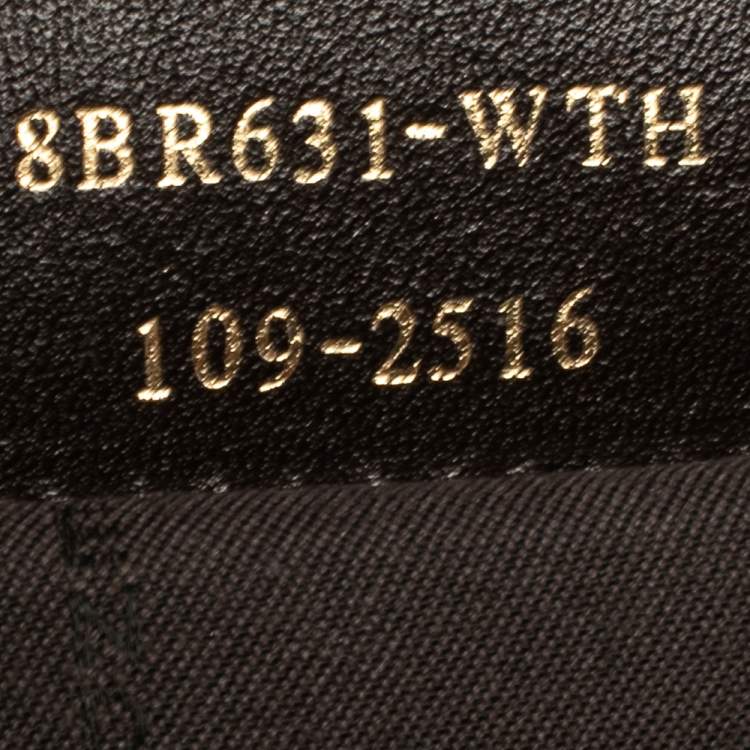 Pre Owned Fendi Tobacco Zucca Canvas and Patent Leather Mia Hobo