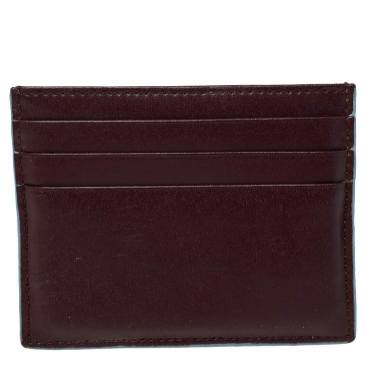 مملوكة مسبقًا Fendi Multicolor Leather Rainbow Stud Card Holder