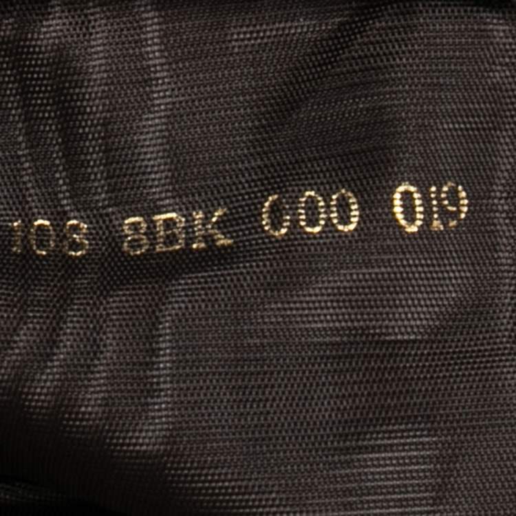 Pre Owned Fendi Gold Zucca Canvas Mama Baguette Bag