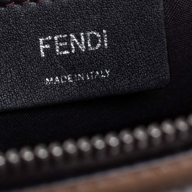 Pre Owned Fendi Multicolor Leather and Python Small By The Way Satchel 