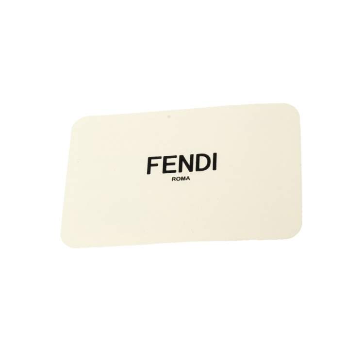 Pre Owned Fendi Beige Selleria Leather and Python Mini Peekaboo Top Handle Bag
