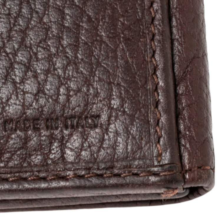 Pre Owned Fendi Tri Color Zuchino Canvas and Leather French Wallet