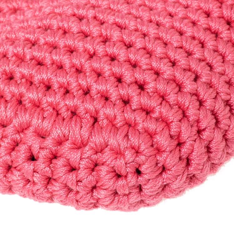 Pre Owned Fendi Pink Woven Fabric Framed Coin Purse 