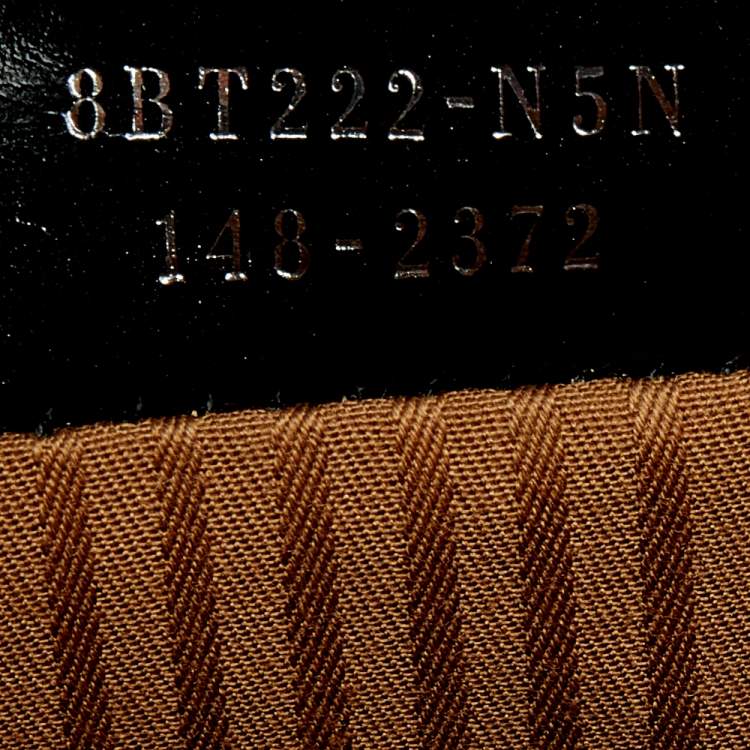 Pre Owned Fendi Brown/Orange Textured Leather Small Demi Jour Shoulder Bag
