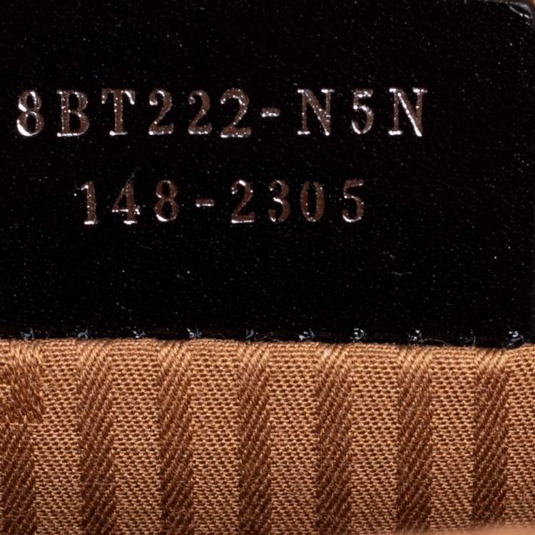 Pre Owned Fendi Tricolor Textured Leather Small Demi Jour Top Handle Bag