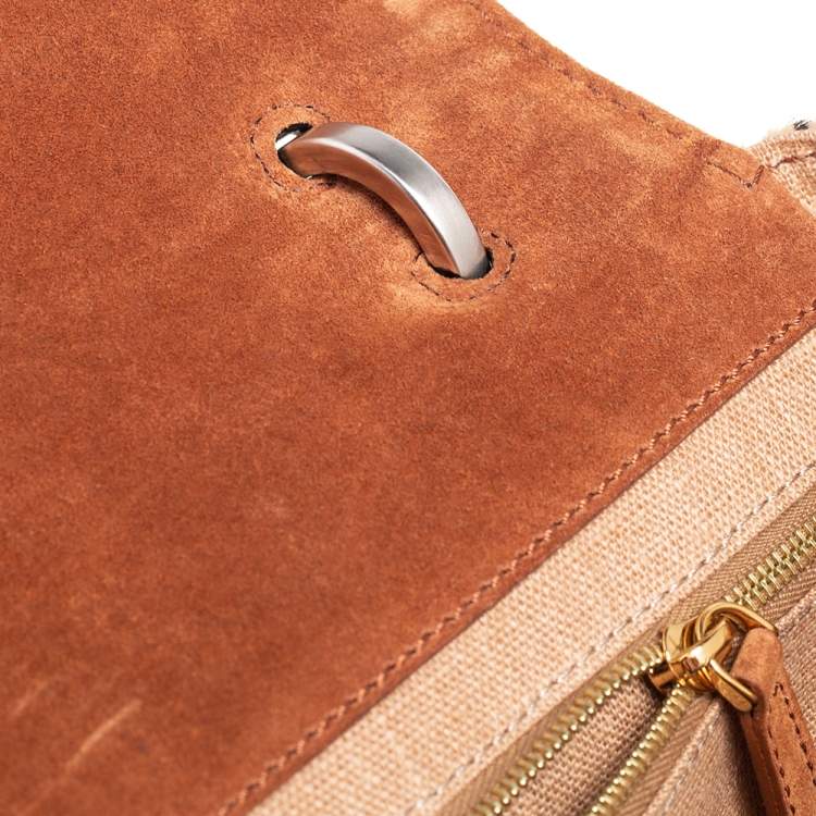 مملوكة مسبقًا Fendi Multicolor Crocodile,Pony Hair and Leather Silvana Top Handle Bag