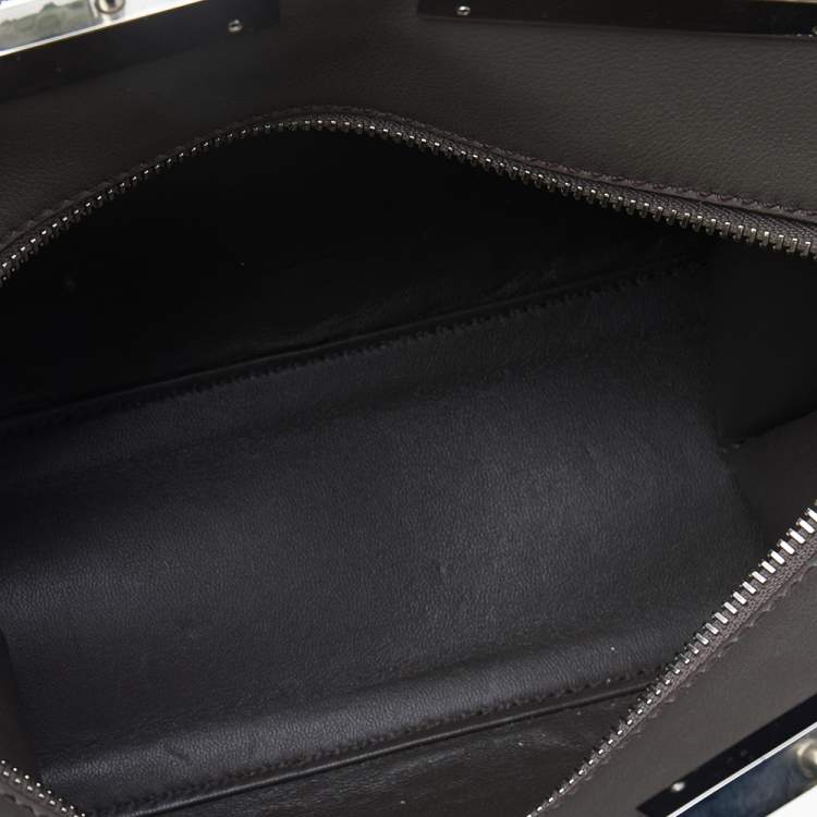 Pre Owned Fendi Multicolor Python Leather Mini 3Jours Tote