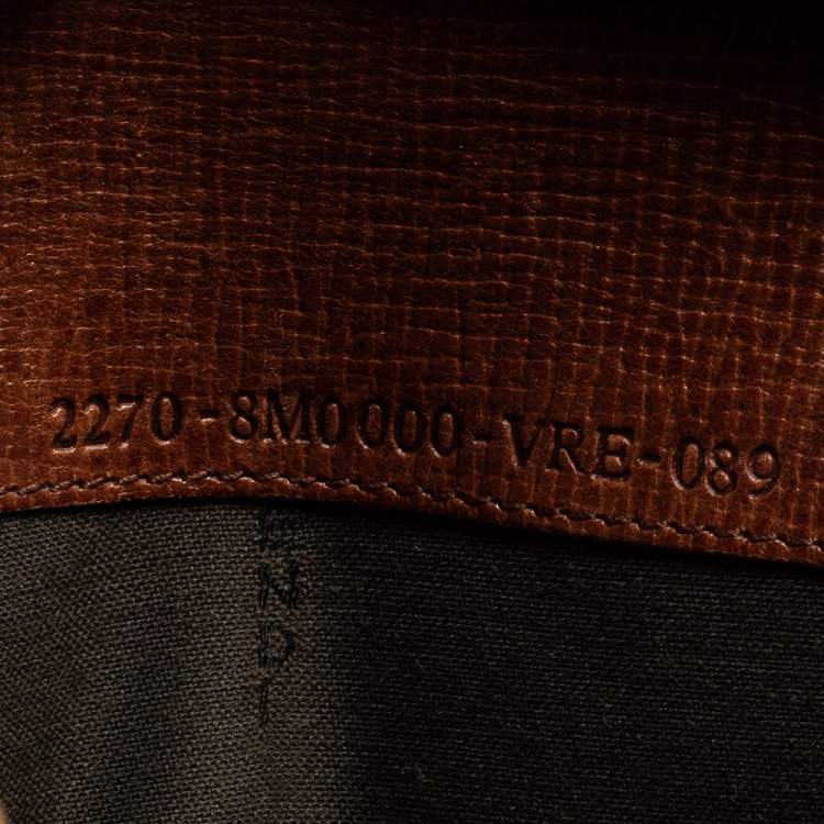 Pre Owned Fendi Tobacco Zucca Coated Canvas Trifold Continental Wallet